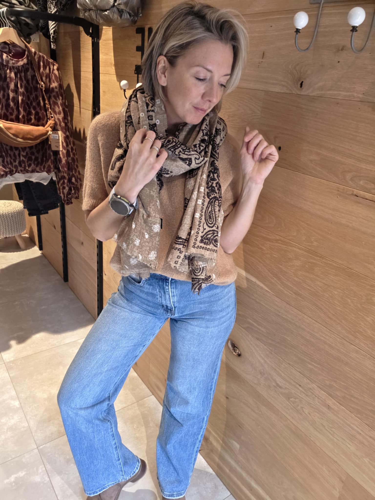 Jeans Wide Leg - Bleu – Image 2