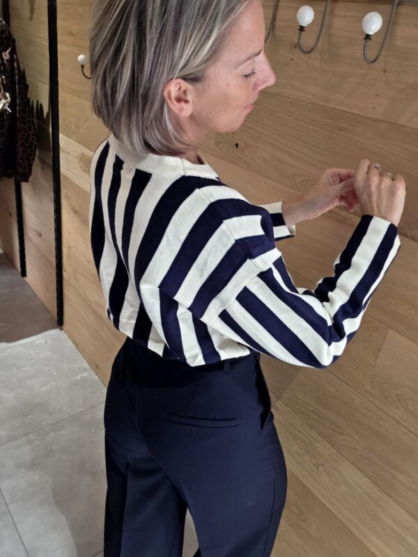 Pantalon classique - coupe droite - Bleu marine – Image 2