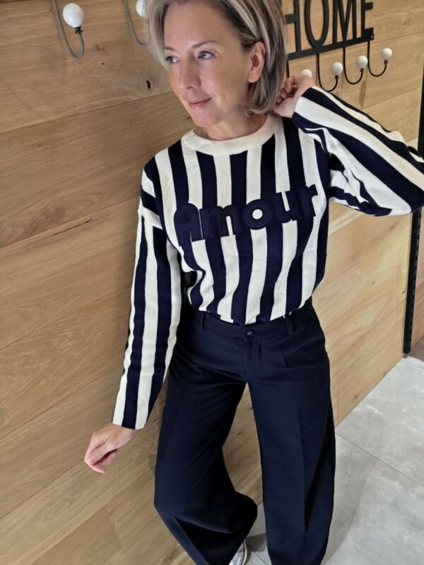 Pantalon classique - coupe droite - Bleu marine