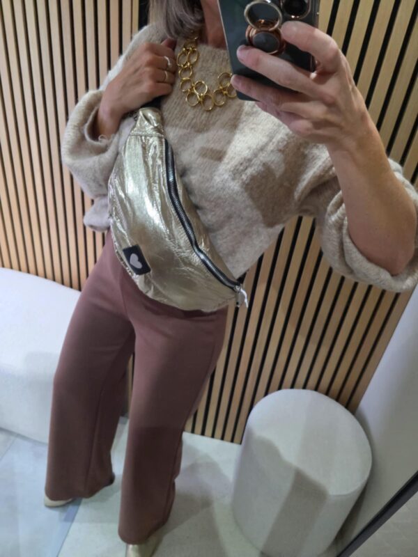 Pantalon relax chix - Camel