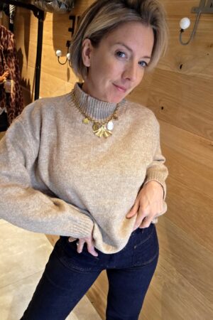 Pull Eve - Camel clair