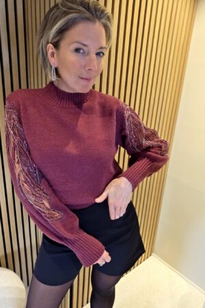 Pull Piper - Bordeaux