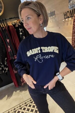 Sweat Saint-Tropez - Bleu marine