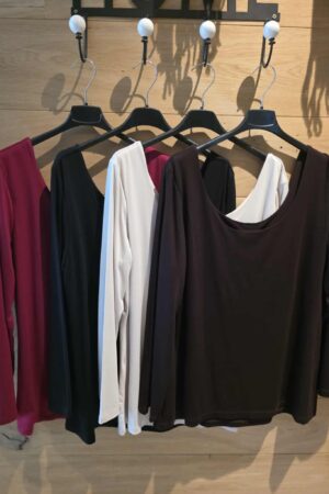 Lilie Plus - T-shirt Karoline - Noir