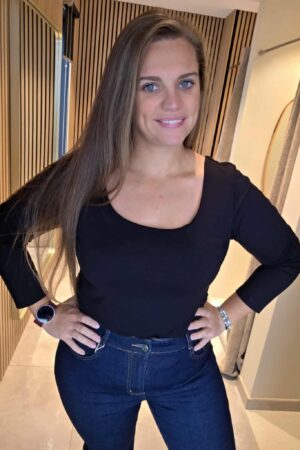 Lilie Plus - T-shirt Karoline - Noir