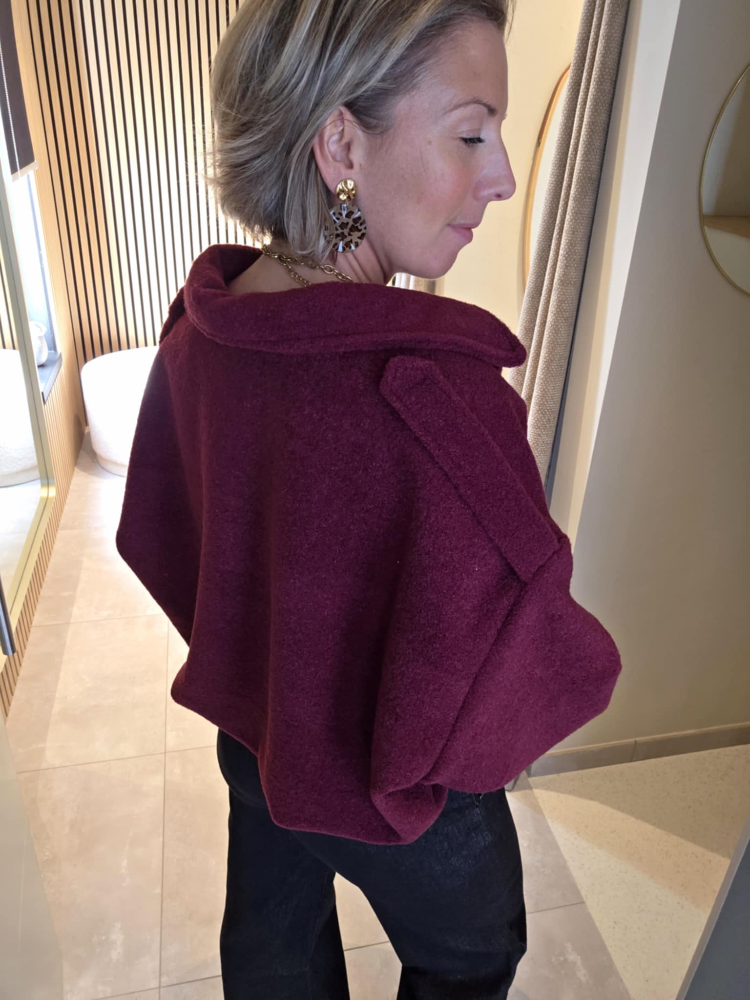 Veste Hermione - Bordeaux – Image 2