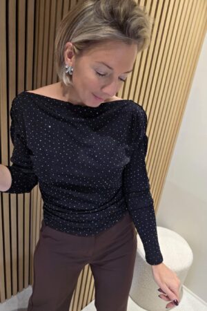 Blouse Strass dos nu
