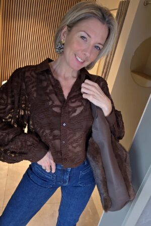 Chemisier Maïssa - Marron