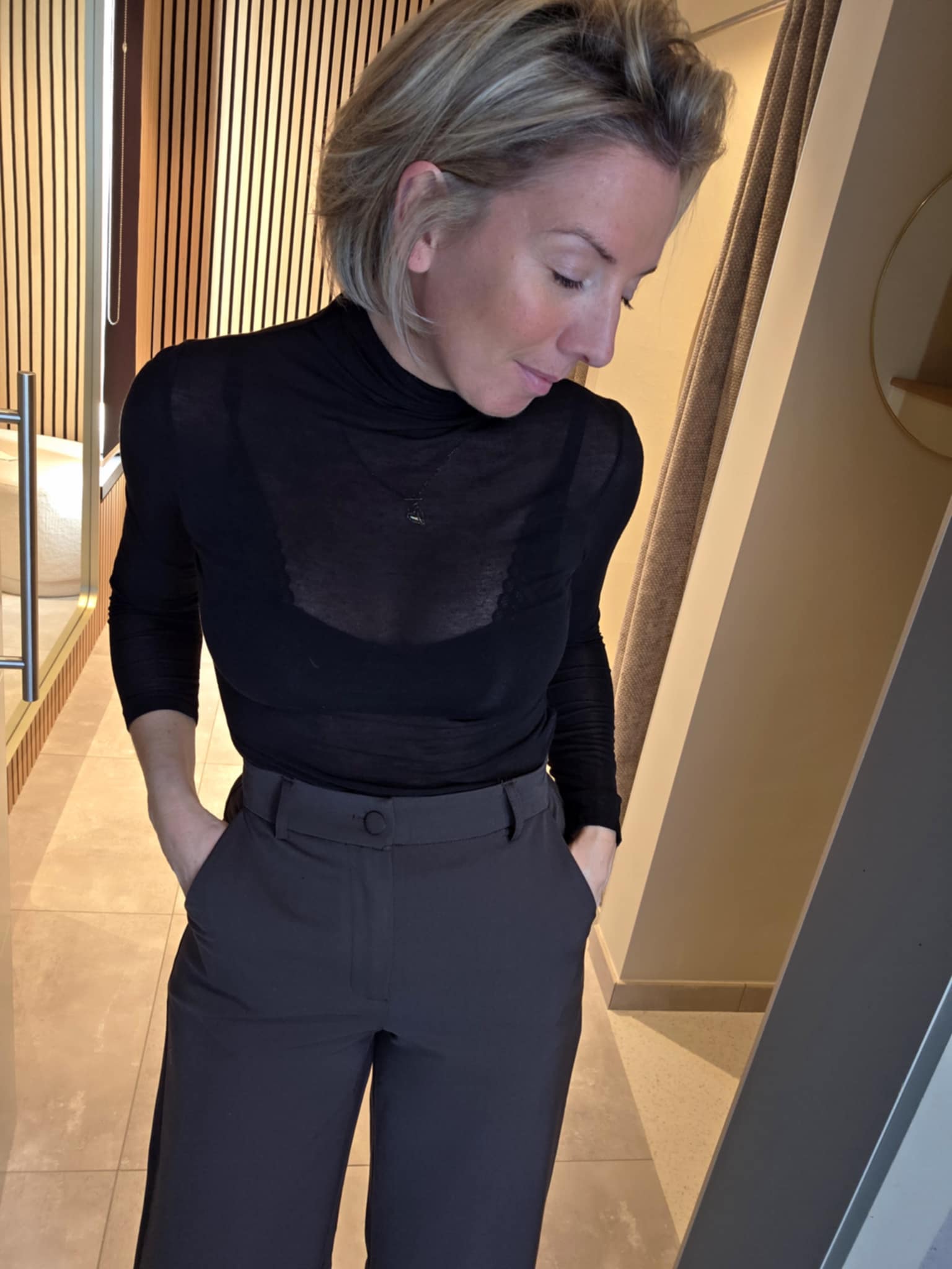 Sous-pull Cachemire - Marron – Image 2