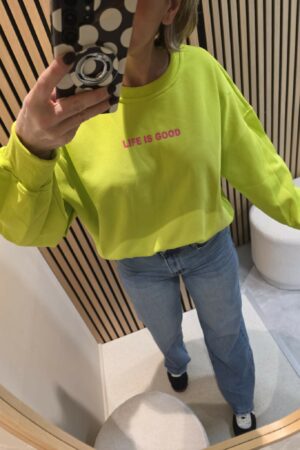 Sweat Life - Jaune peps