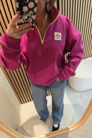 Sweat Zip - Rose peps