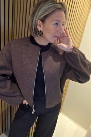 Veste Typhaine - Marron chocolat