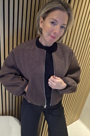 Veste Typhaine - Marron chocolat