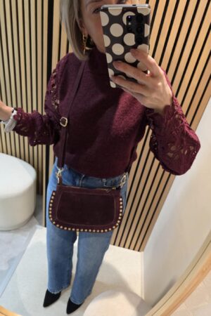 Jeans Wide Leg - Bleu