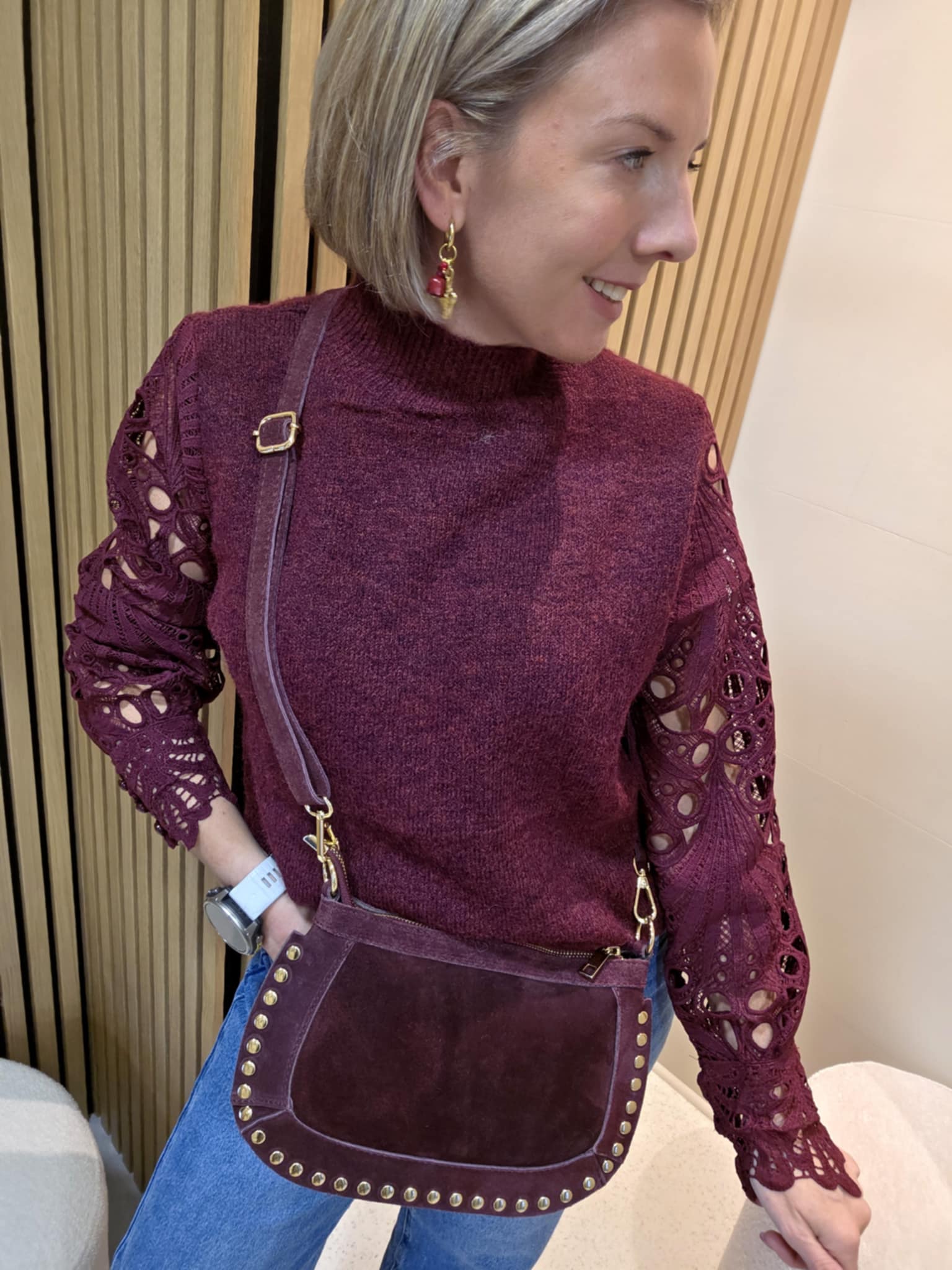 Pull Gaëline - Bordeaux – Image 5