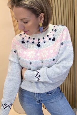 Pull Winter Love - Gris