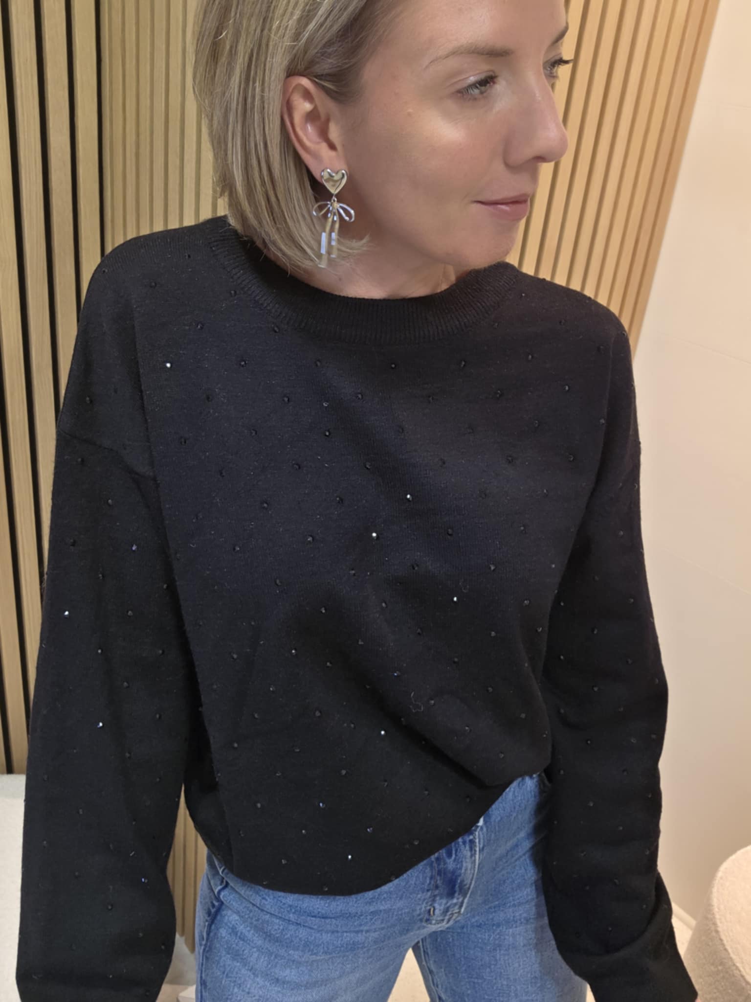 Pull Noir&Strass – Image 3