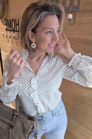 Chemisier petits pois
