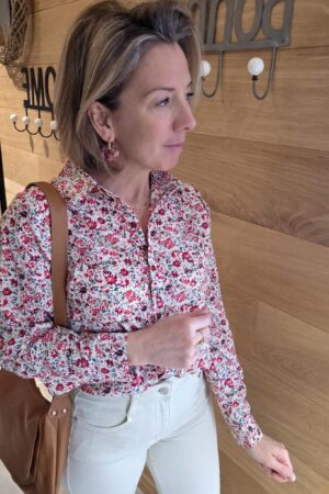 Chemisier fleuri Sophie