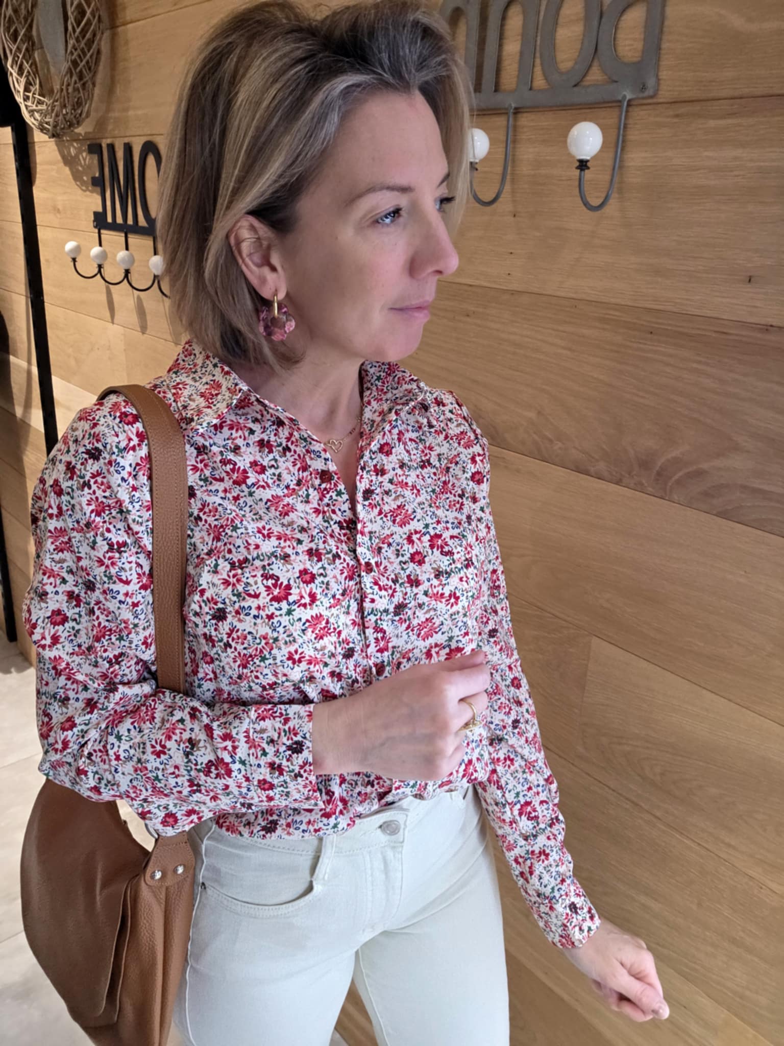 Chemisier fleuri Sophie