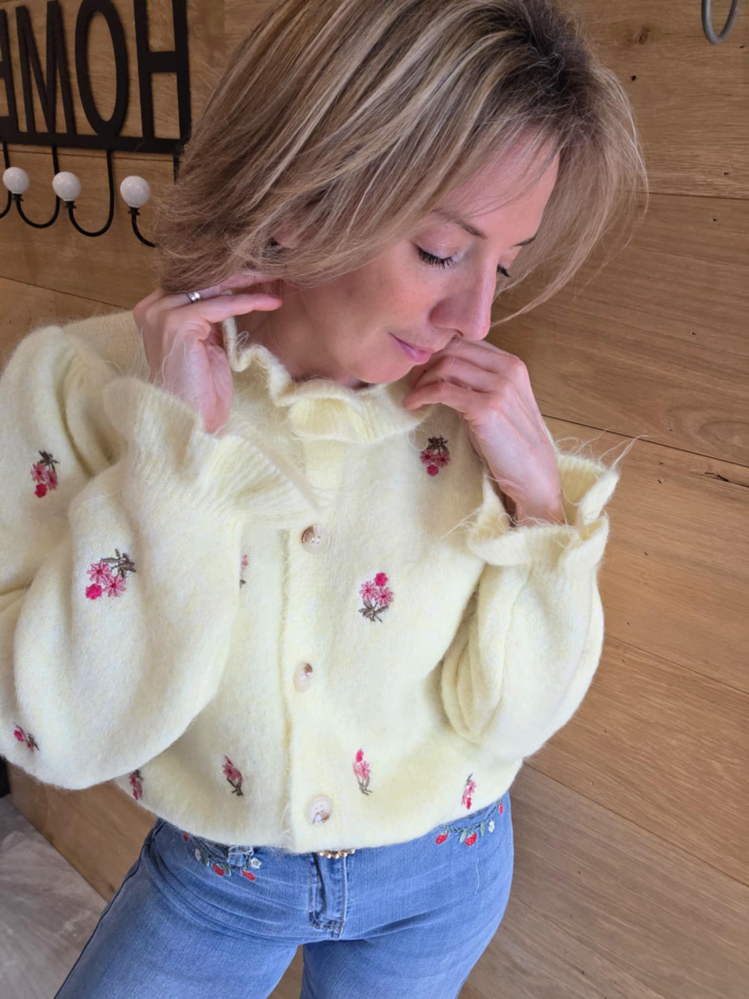 Gilet Elodie - Jaune poussin – Image 4