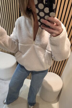 Sweat polaire - Écru