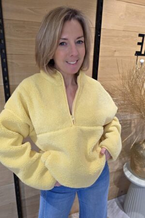 Sweat polaire - Jaune