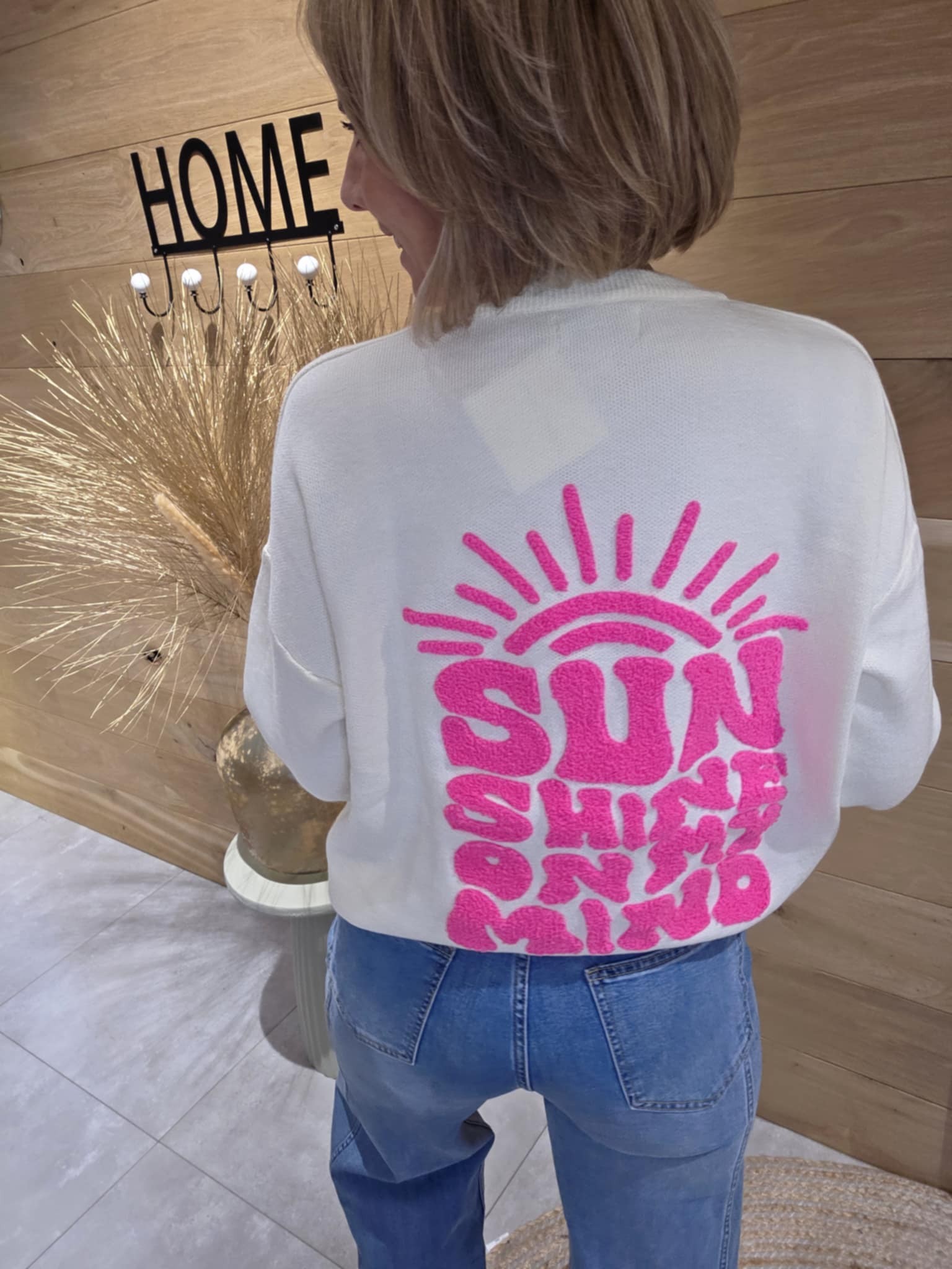 Pull Sun - Blanc cassé