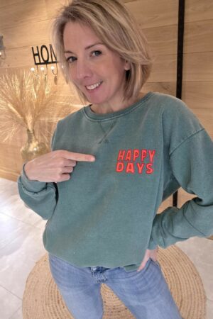 Sweat Happy Days - Green
