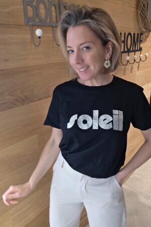 T-shirt Soleil - Noir