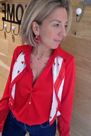 Blouse Romie - Rouge