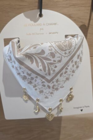 Foulard à Charms - Blanc