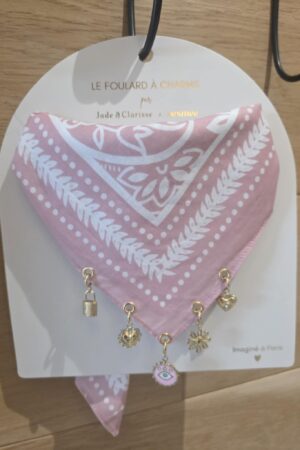 Foulard à Charms - Rose