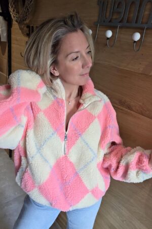 Sweat polaire Shannon - Rose