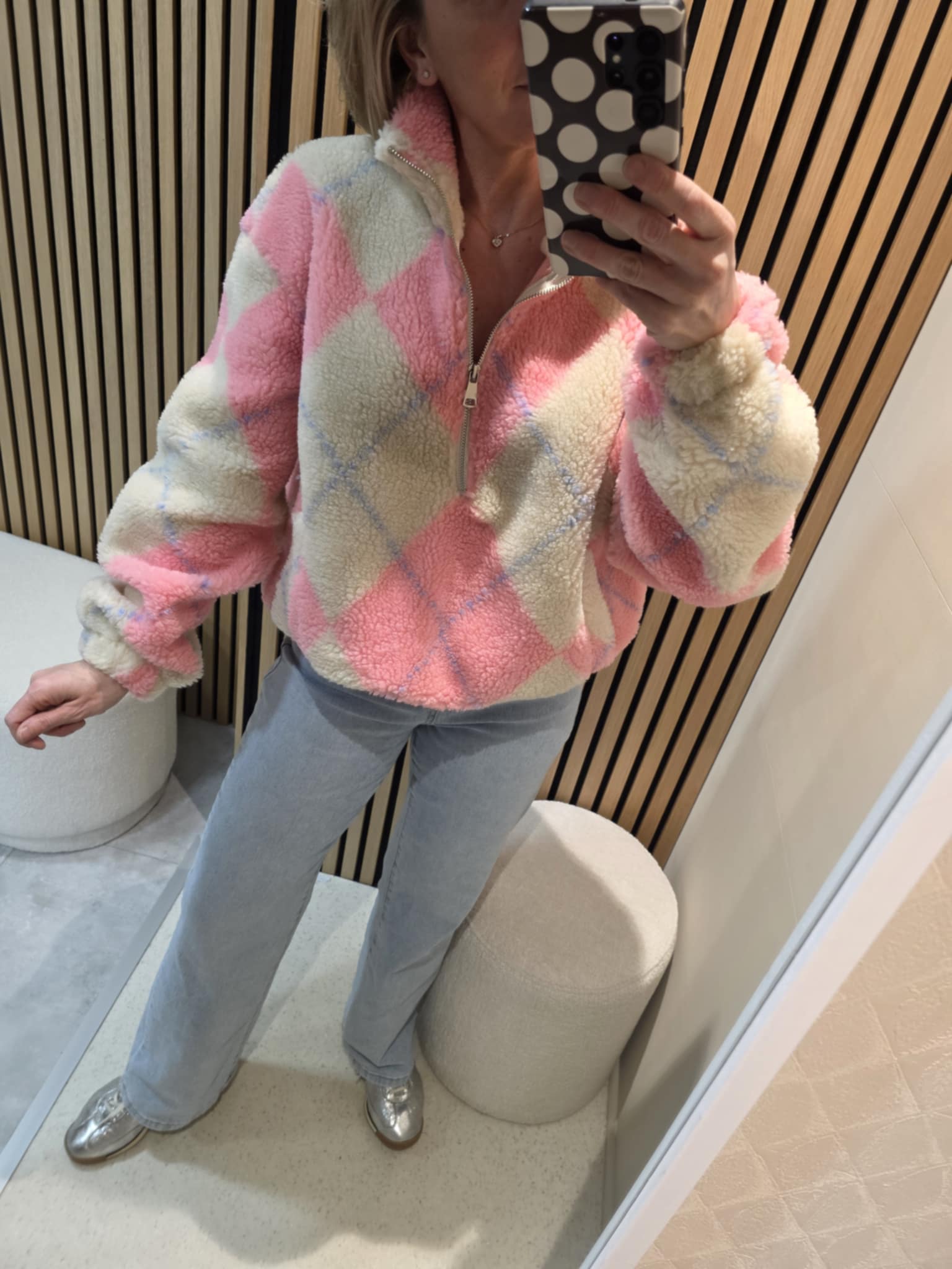 Sweat polaire Shannon - Rose – Image 2