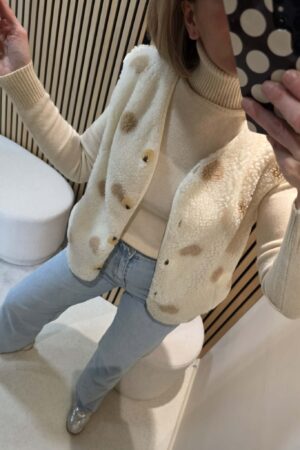 Gilet Coeurs - Blanc