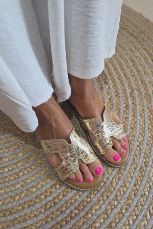 Sandales Harmonie - Doré