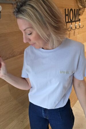 T-shirt Bronzette - Bleu ciel