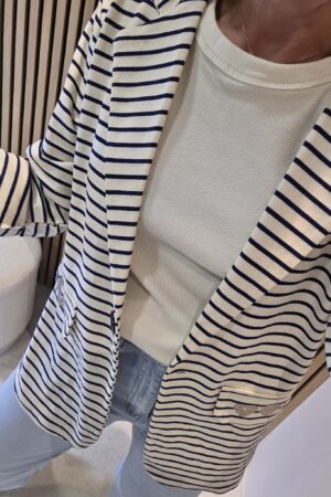 Blazer Wendy - Rayé marine