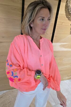 Chemise Mélania - Corail Flash