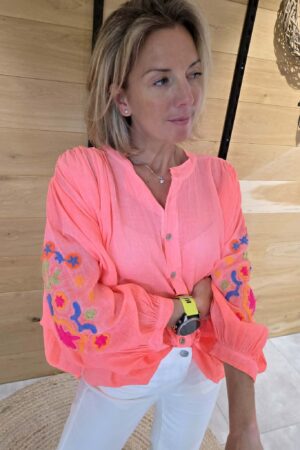 Chemise Mélania - Corail Flash
