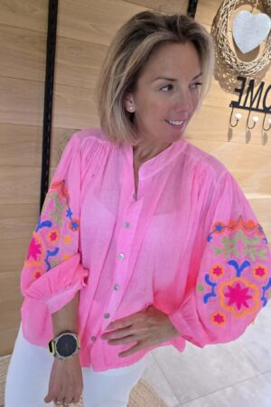 Chemise Mélania - Rose Flash