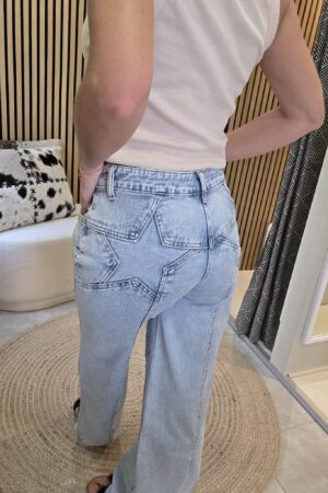 Jeans étoile - Bleu