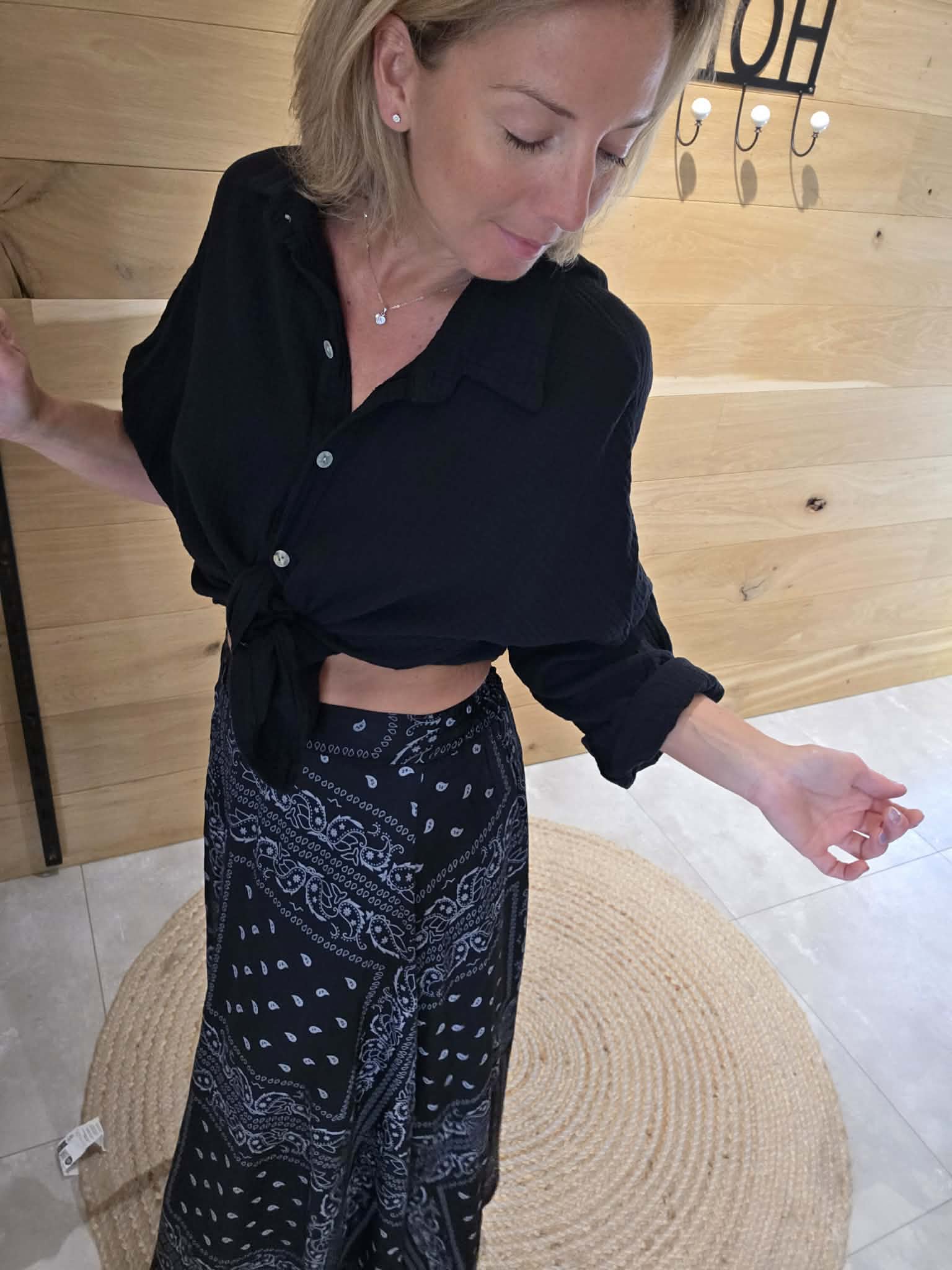 Jupe Mandala - Noir – Image 4