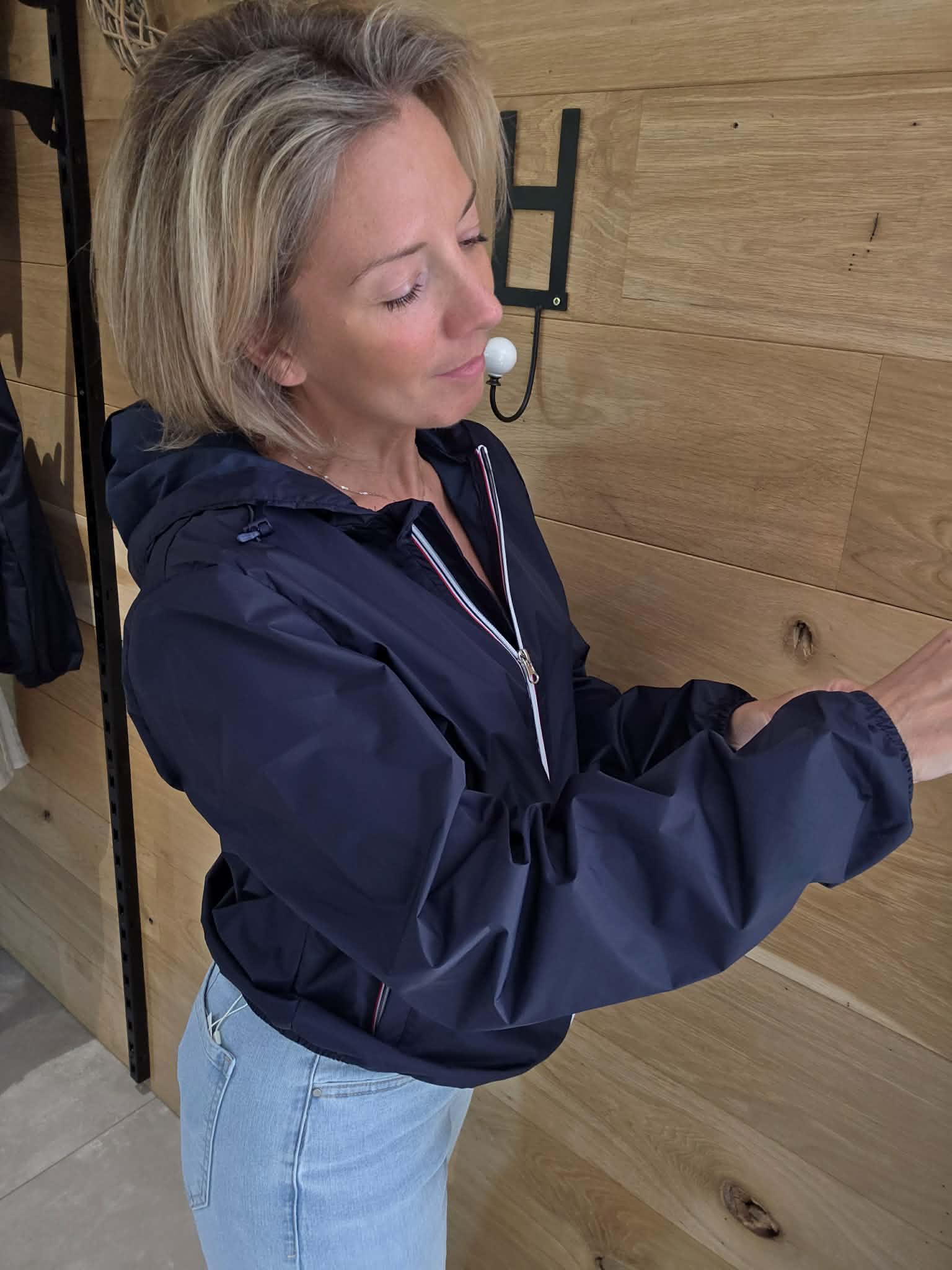 Parka Renata - Bleu Marine – Image 2