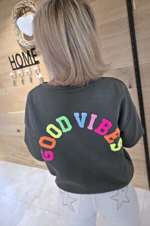 T-Sweat Good Vibes - Kaki