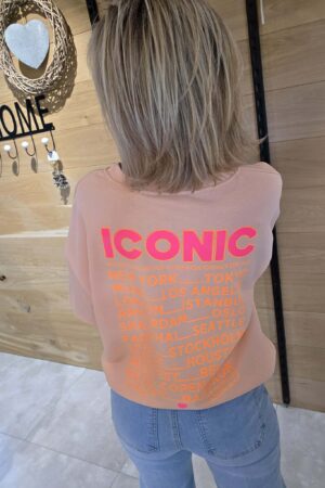 T-Sweat Iconic - Saumon peps