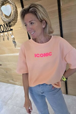T-Sweat Iconic - Saumon peps