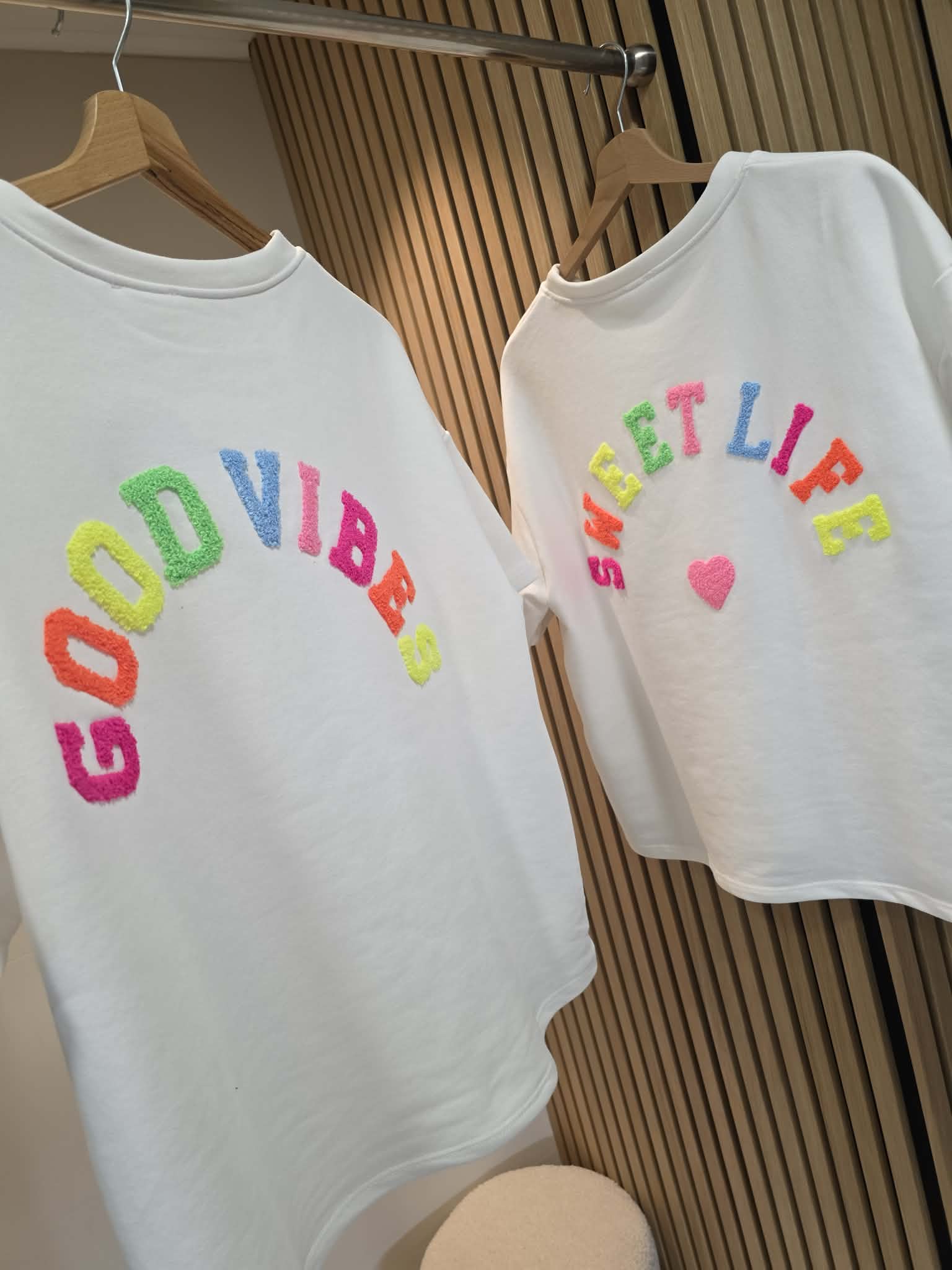 T-Sweat Sweet Life - Blanc – Image 3