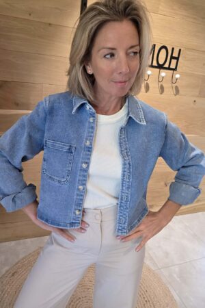 Veste Denim - Modèle chemise